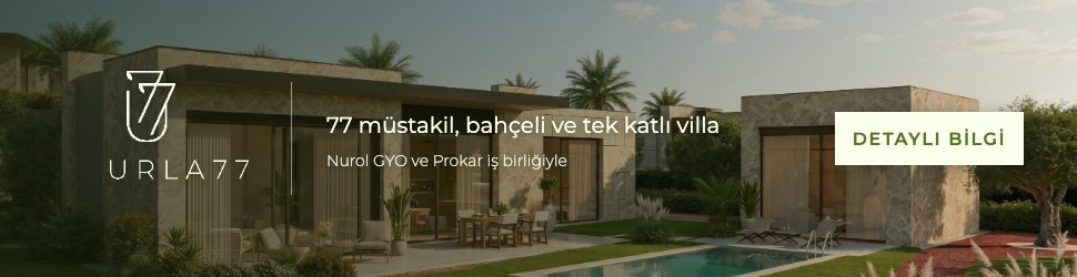 URLA 77 — Urla'da 77 müstakil, bahçeli ve tek katlı villa